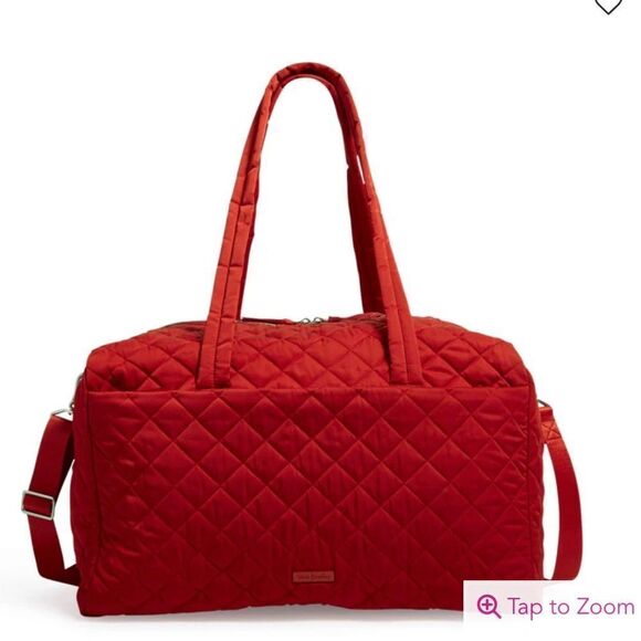 Vera Bradley Grand Traveler Bag Tango Red NWT in packaging - Picture 1 of 7